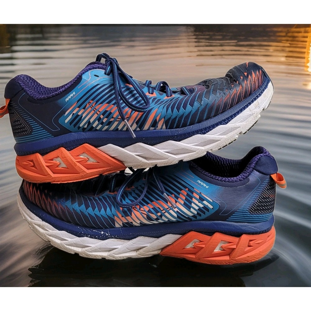 🏃Hoka One One Arahi Running Shoe Mens 9 Lightweight Cushioned Sneaker *c-video